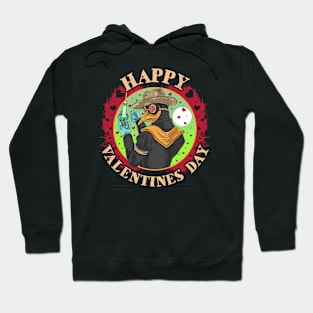 Funny Valentines Day Plague Doctor Hoodie